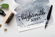 Highsmith Script, a Script Font by jennyhighsmith (Thumbnail 1 of 7)