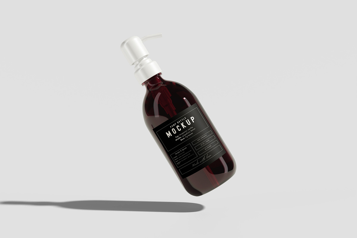 Pump Bottle Mockup, a Packaging Mockup by Hazzpro_Std (Photo 2 of 5)