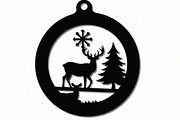 15 Christmas Laser Cut Bundle, a Graphic by balal (Thumbnail 7 of 14)