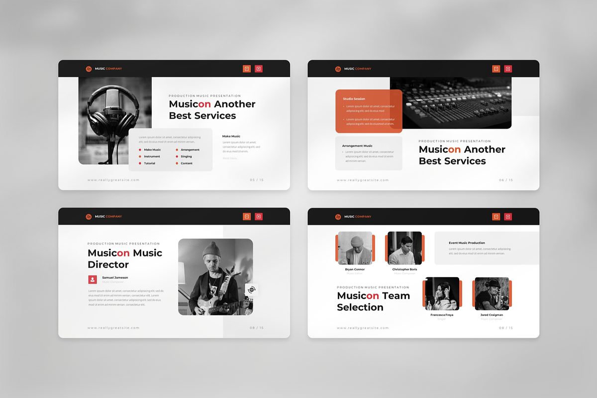 Music Production Powerpoint, a Presentation Template by SquidPixey (Photo 3 of 7)