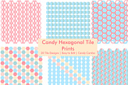Pastel Hexagon - Tiles & Patterns, a Pattern Graphic by Design Unique (Thumbnail 1 of 9)