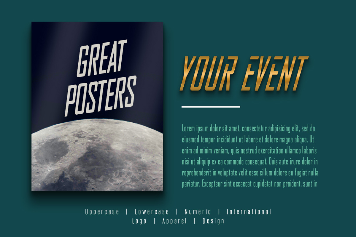 Apollo Force Family, a Sans Serif Font by yantodesign (Photo 4 of 9)