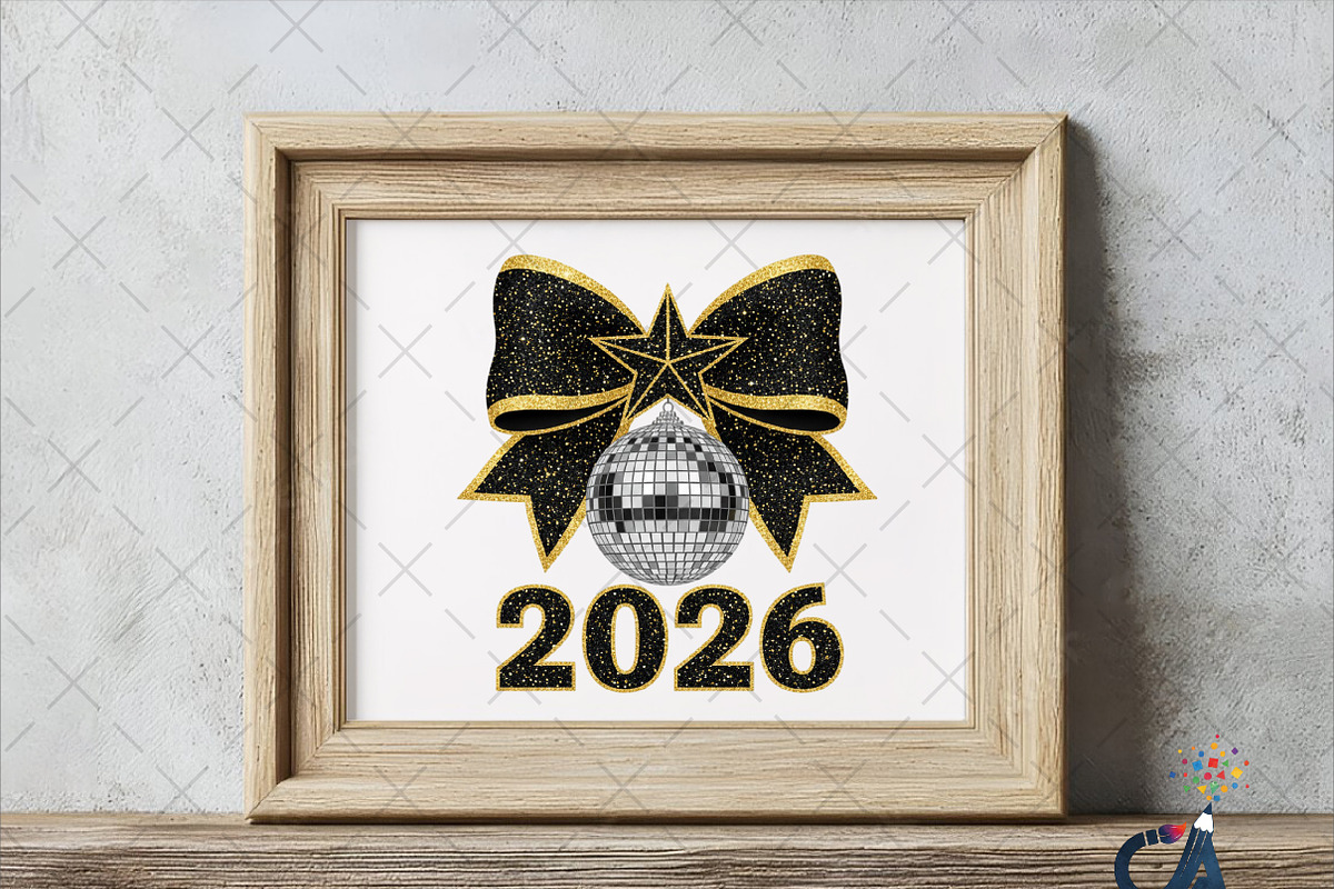 New Year Coquette 2026 PNG, an Illustration by Creative Art (Photo 5 of 5)