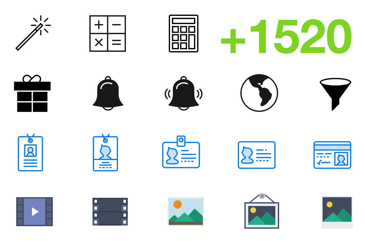 SMASHICONS - 1520+ Essential Icons -