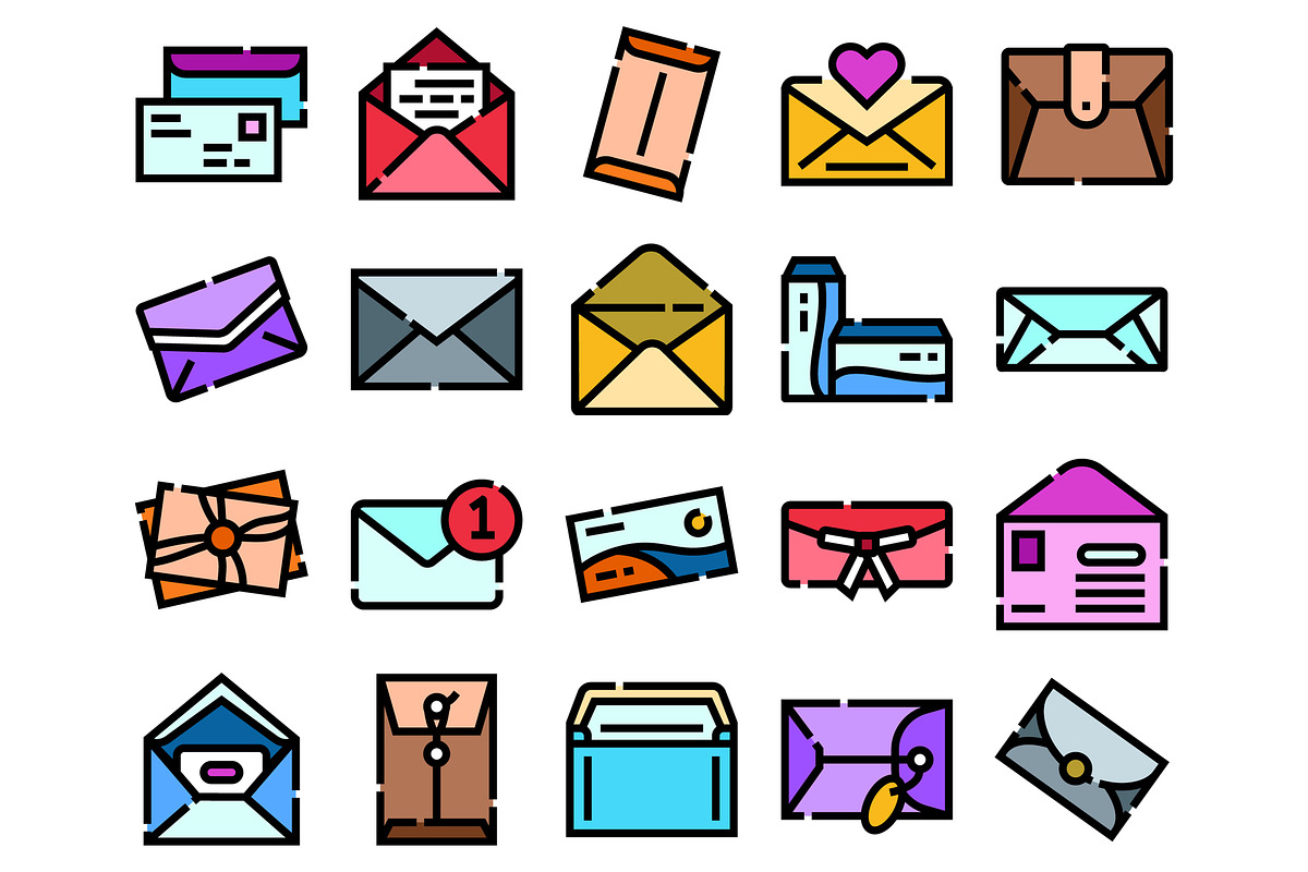 Various mail and message envelopes, an Object Graphic by pikepicture (Photo 2 of 3)