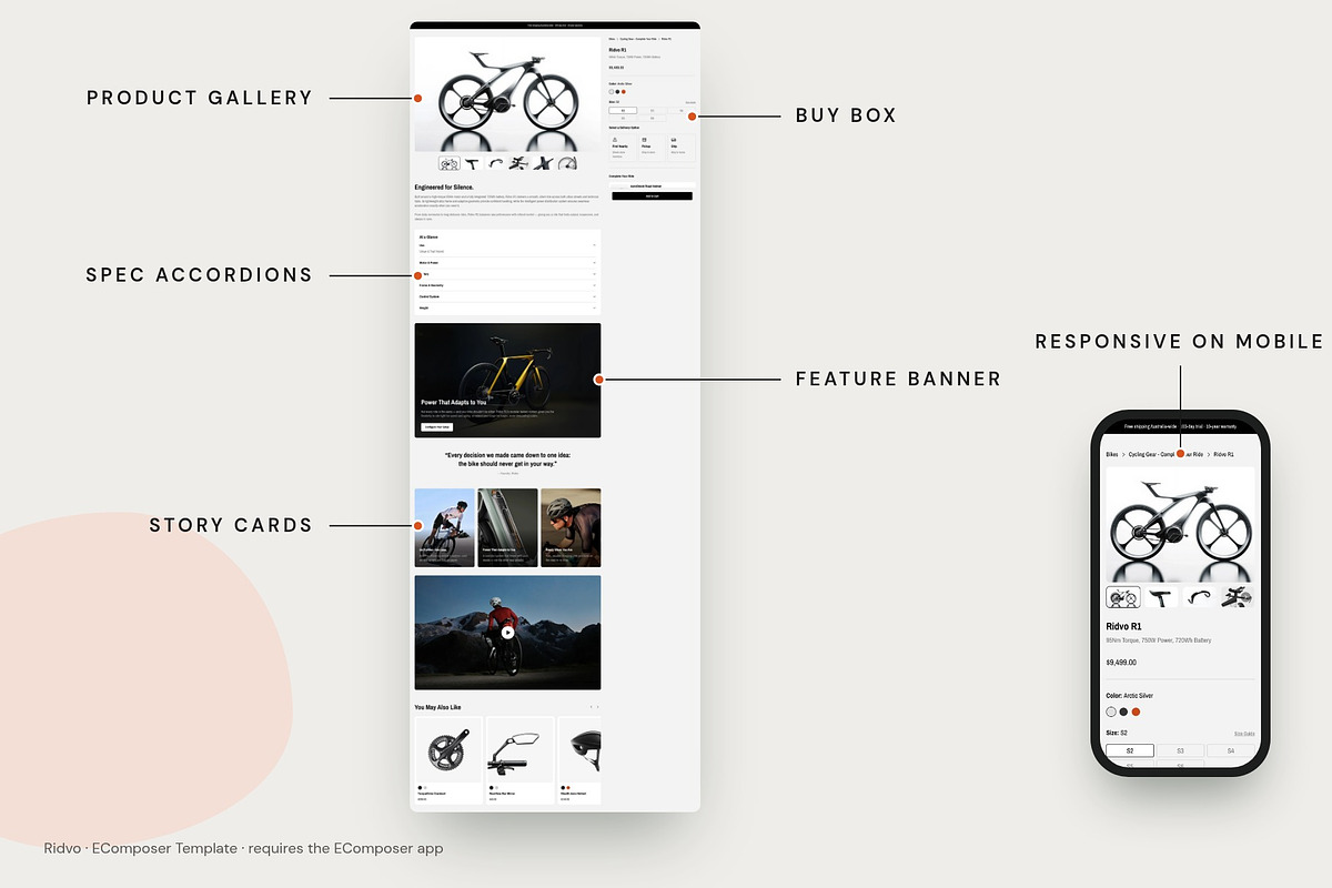 Ridvo - Shopify EComposer Template, a Shopify Template by Boost Convert (Photo 2 of 11)