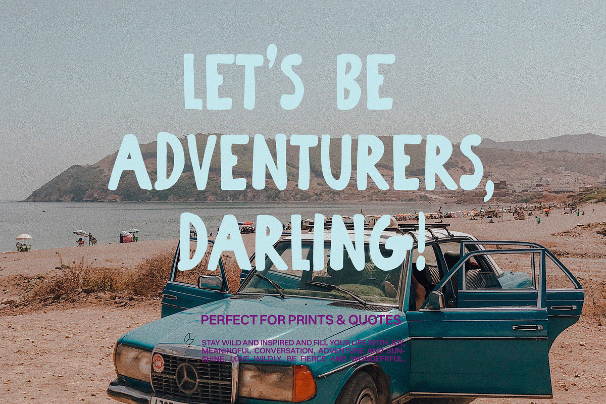 Handmade Retro Marker Font Duo, a Sans Serif Font by Laras Wonderland (Photo 13 of 14)