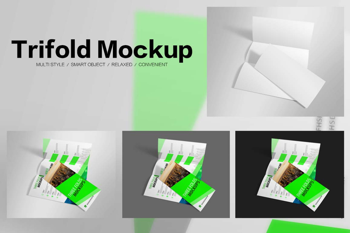 Trifold Mockups, a Mockup by alphadesign (Photo 11 of 13)