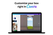 Beauty Product Box Mockup + Template, a Packaging Mockup by Korner (Thumbnail 2 of 12)