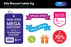 Promotional Discount Voucher Tags