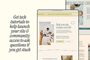 Nourish + Flow Nutritionist Website, a Squarespace Template by Solana Creative Co. (Thumbnail 6 of 13)