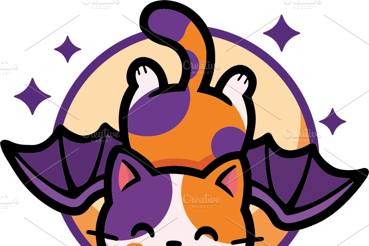 Spooky Night Cute Halloween Sticker, a Decorative Illustration by Dimas.okgo (Photo 5 of 6)