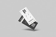 Event Ticket Mockup, a Merchandise Mockup by Gatamotion (Thumbnail 3 of 5)