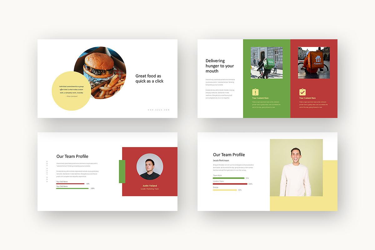Kzuk : Food Business Powerpoint, a Presentation Template by Punkl Camp (Photo 4 of 16)