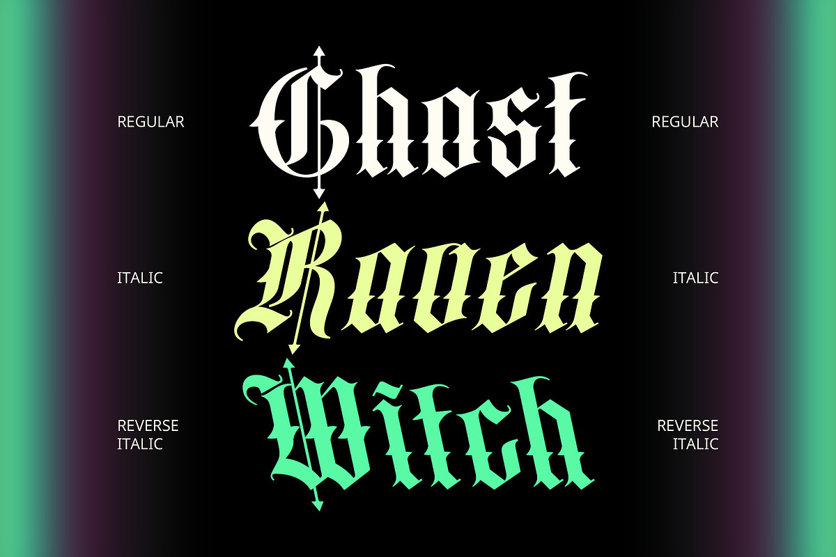CS Ruslan – Blackletter Font, a Blackletter Font by Craft Supply Co. (Photo 3 of 8)