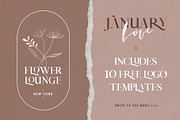 January Love - SVG Font Duo Pack, a Serif Font by SilverStag Type Foundry (Thumbnail 6 of 35)