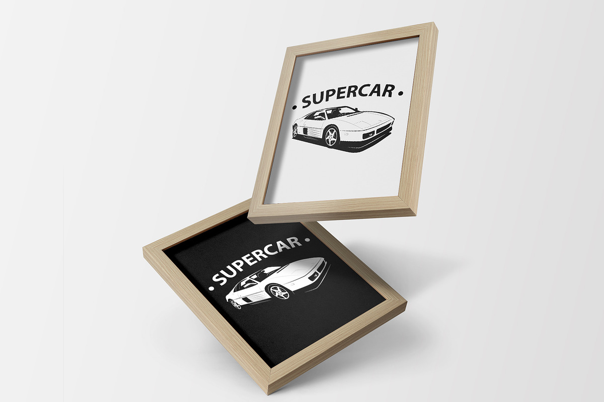 Supercar Print | Sport Car Vector, a Sport Illustration by Plaid4You (Photo 5 of 8)