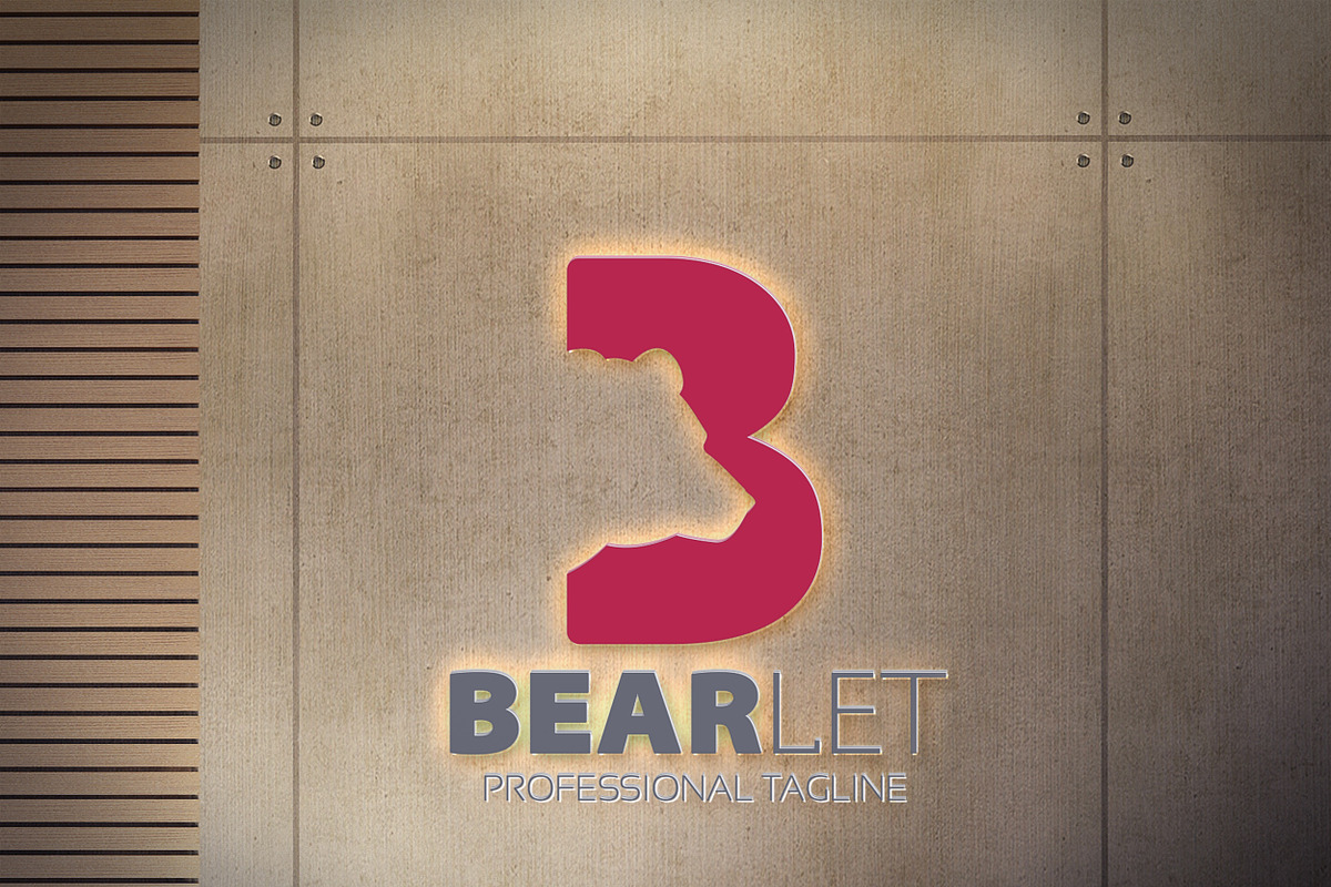 Bear Letter Logo, a Branding & Logo Template by essegraphic (Photo 5 of 5)