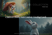 PLUVI – Cute White Bunny Clipart p25, an Illustration by vikes.art (Thumbnail 2 of 6)