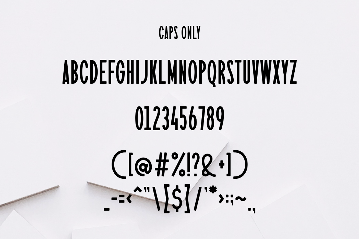 Parkoseum 2 Style Font, a Sans Serif Font by Monoletter Studio (Photo 4 of 5)