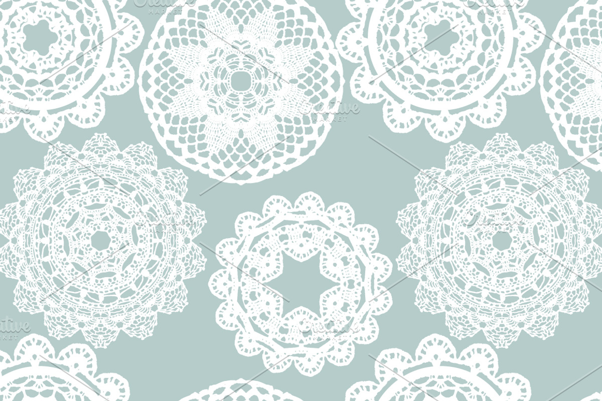 7 Crochet seamless patterns, a Pattern Graphic by tamara.comotomka (Photo 7 of 7)