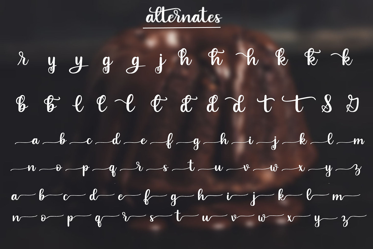 Indulgence - Script Font, a Script Font by Stacy's Digital Designs (Photo 4 of 6)