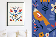 Folk Reflection | flora and fauna, a Decorative Illustration by Olia (Thumbnail 11 of 11)