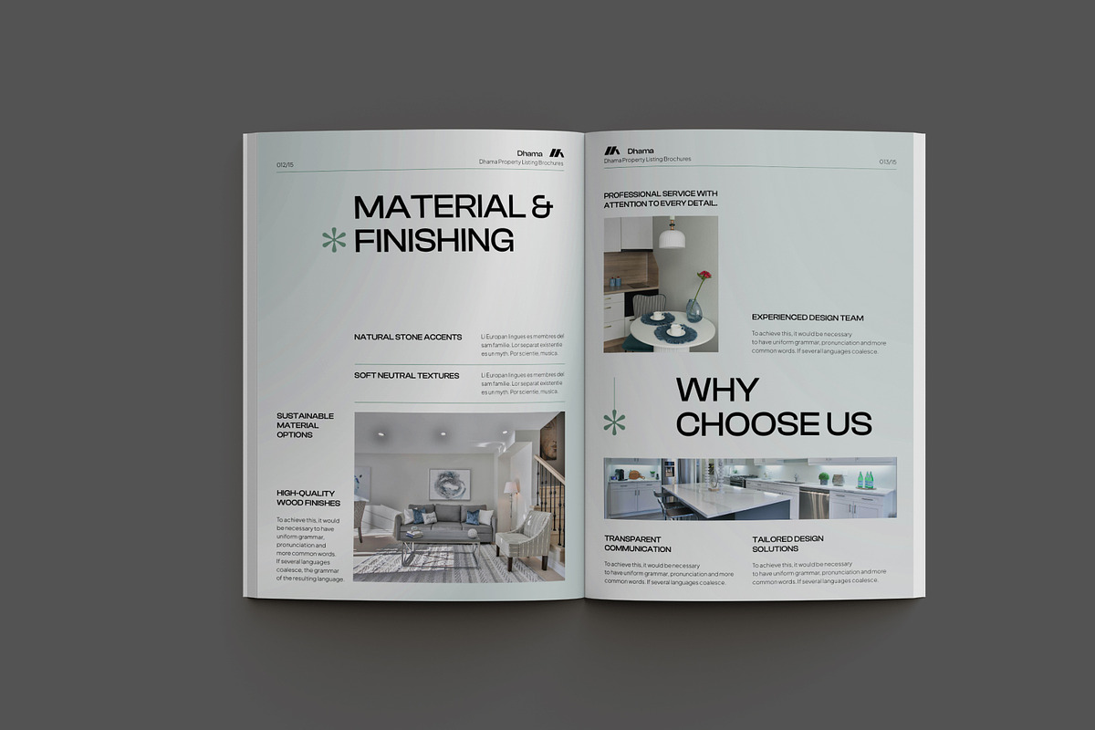 White Interior Designer Brochure, a Brochure Template by Neermana (Photo 9 of 11)