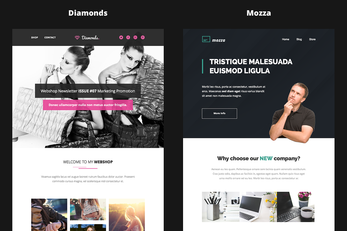 BUNDLE of 21 Email Templates -Triple, an Email Template by DynamicXX (Photo 3 of 6)
