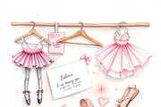 Ballerina Clipart Bundle, a Person Illustration by PLUM&FIGS (Thumbnail 8 of 13)