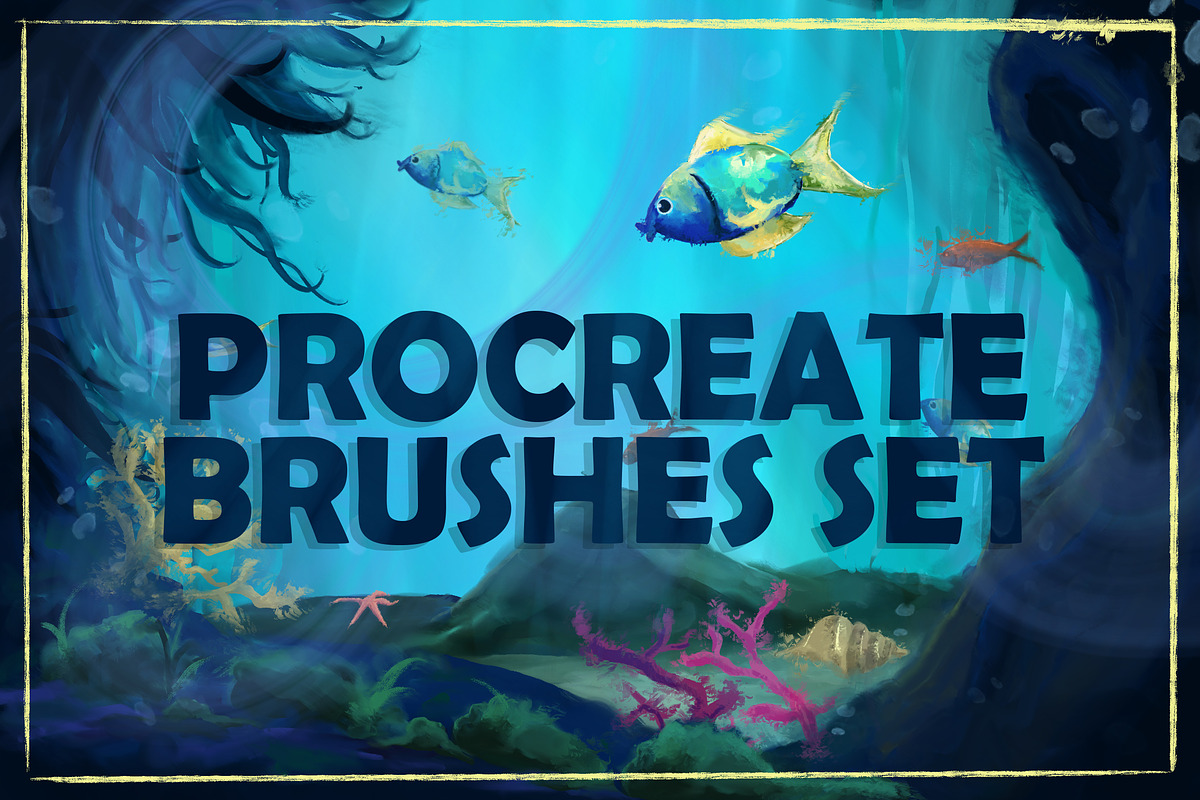 Under The Sea: Procreate Brushes preview 7