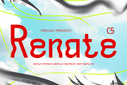 CS Renate – Trippy Font, a Sans Serif Font by Craft Supply Co. (Thumbnail 1 of 8)