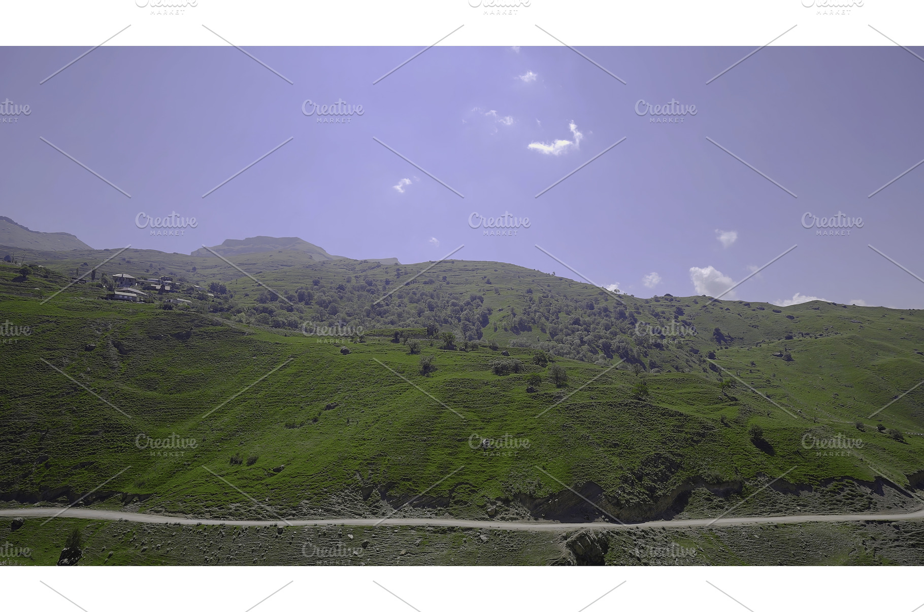 Beautiful mountain landscapes with, a Nature Photo by Media Whale Stock