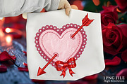 Latch Hook Yarn Valentine Heart PNG, an Illustration by Canvas Craft (Thumbnail 1 of 7)