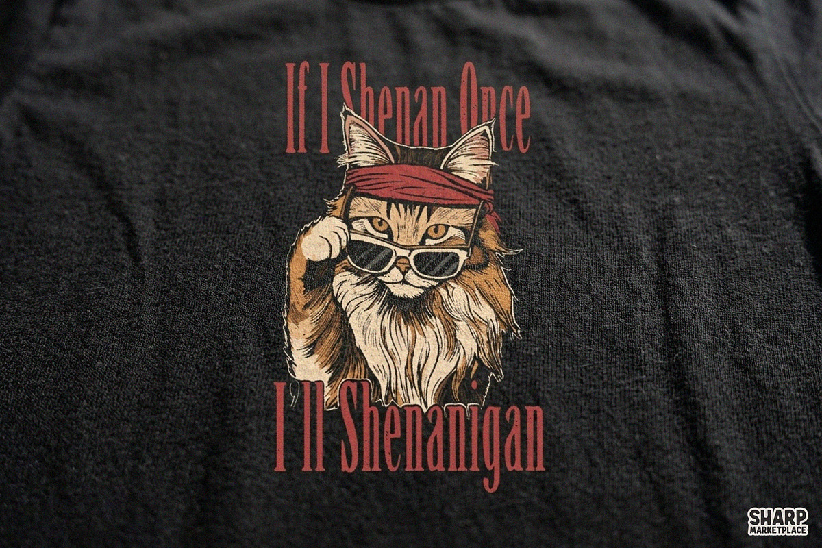 If I Shenan Once I'll Shenanigan, an Object Graphic by SharpMarketplace (Photo 5 of 6)