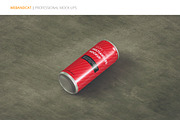 Energy Drink Can Mock-up, a Cups & Container Mockup by WebAndCat (Thumbnail 5 of 9)
