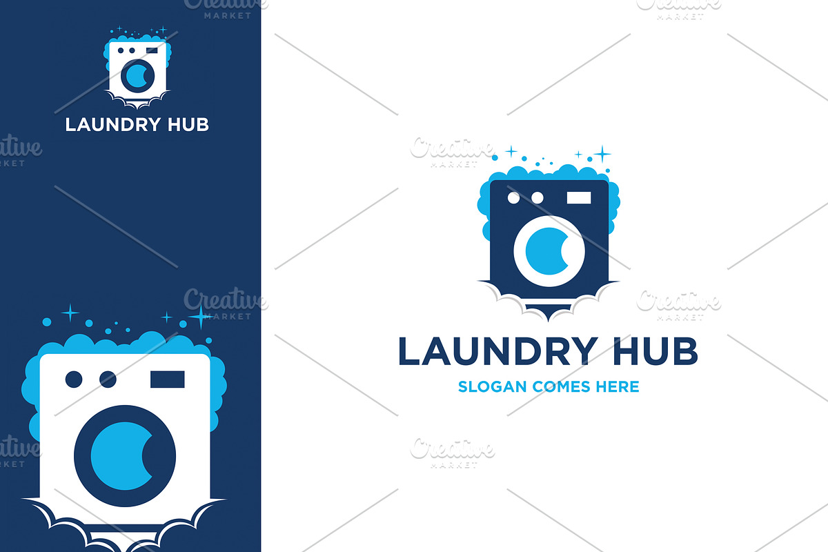 Laundry and Cleaning Services Logo, a Branding & Logo Template by Imran Haroon