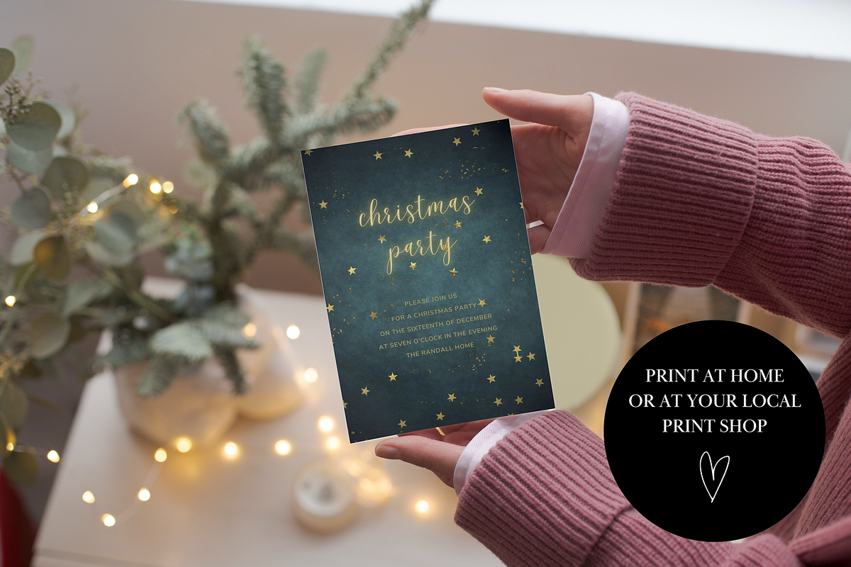 Christmas Party Invitation, an Invitation Template by ForeverPrint (Photo 5 of 10)