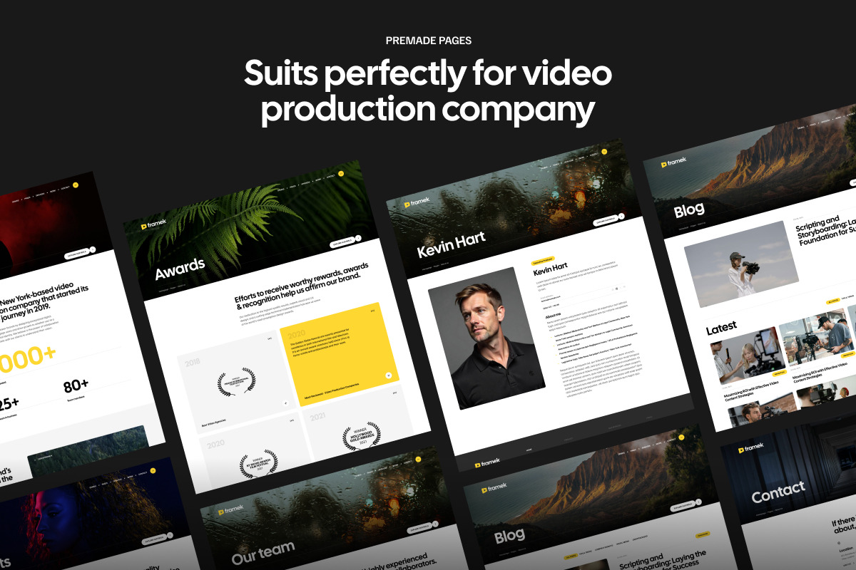 Framek-Video Production WordPress, a WordPress Template by Opal Wordpress Theme (Photo 4 of 5)