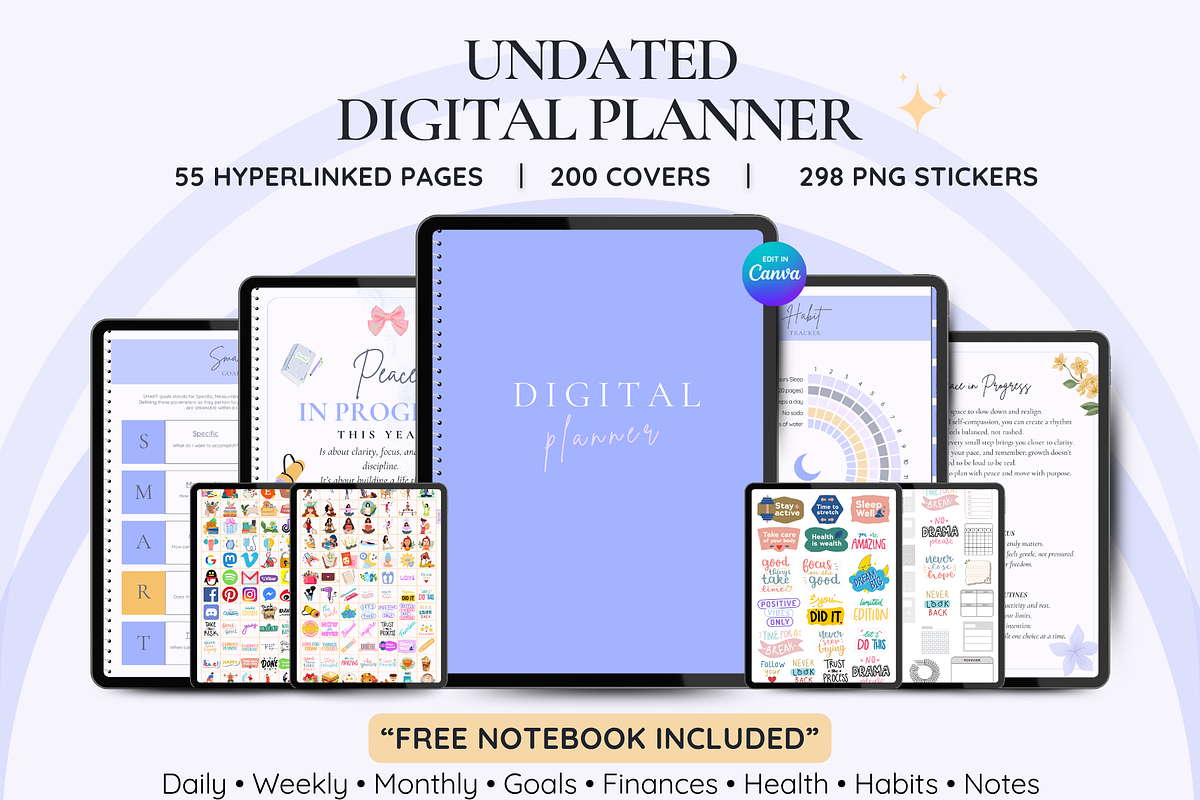 Undated Digital Planner