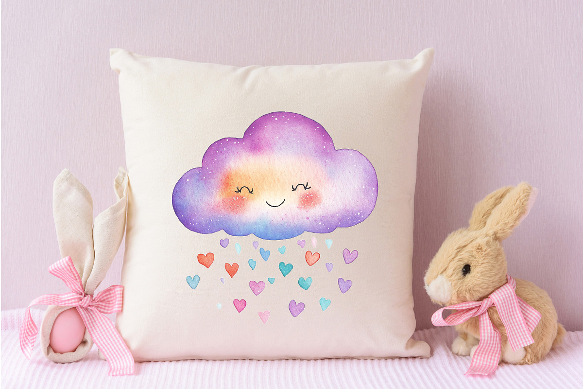 Kawaii Valentine's CLIPART, an Illustration by designcity5 (Photo 4 of 6)
