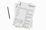 Resume Template and Cover Letter, a Resume Template by designvillage (Thumbnail 5 of 13)