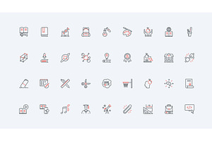 School university education icons, an Education Illustration by Lemberg Vector