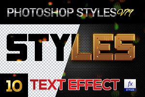 10 Creative Photoshop Styles V79