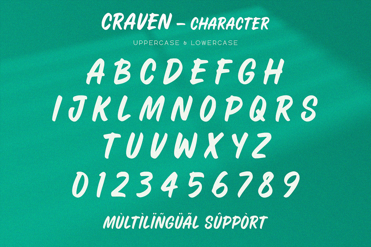 Craven - Display Font, a Script Font by Alpaprana (Photo 8 of 9)