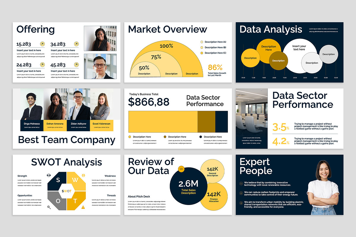 Pitch Deck Powerpoint, a Presentation Template by rgbryand (Photo 3 of 7)