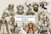 ICY QUEEN WINTER JUNK JOURNAL PAGES, a Person Illustration by Daring Digies (Thumbnail 4 of 6)