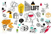 Home Decor and Interior Doodles, a Decorative Illustration by Adiemus (Thumbnail 3 of 4)