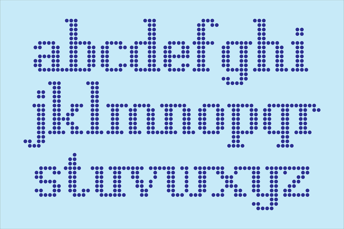 Display Dots One Font, a Font by GG Design (Photo 5 of 10)