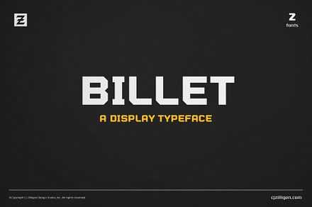 Billet, a Font by VarsityType®